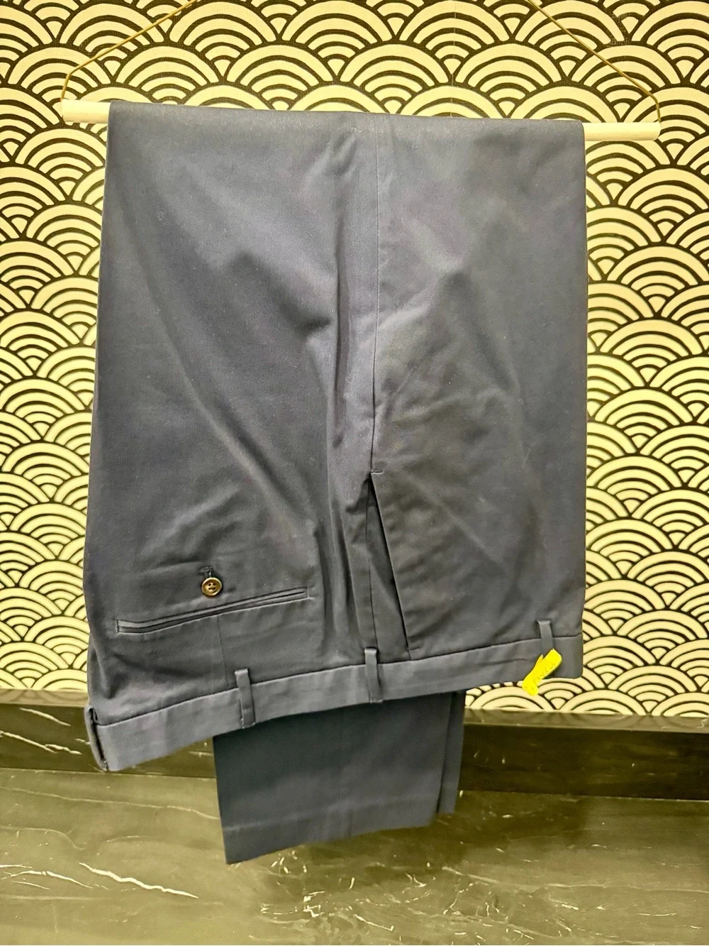 J. Crew Men's Bowery Navy Dress Pants